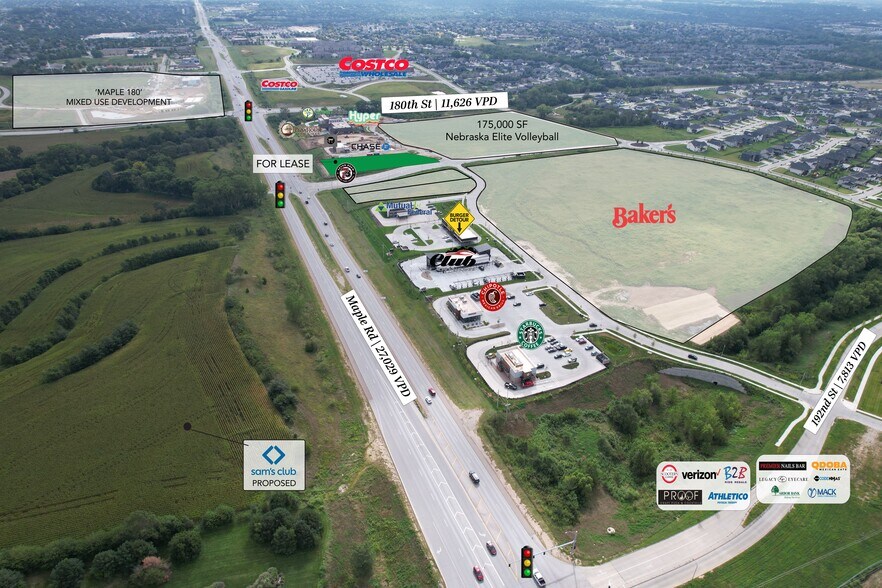 More Photos Of 180th & Maple, Elkhorn Land For Lease