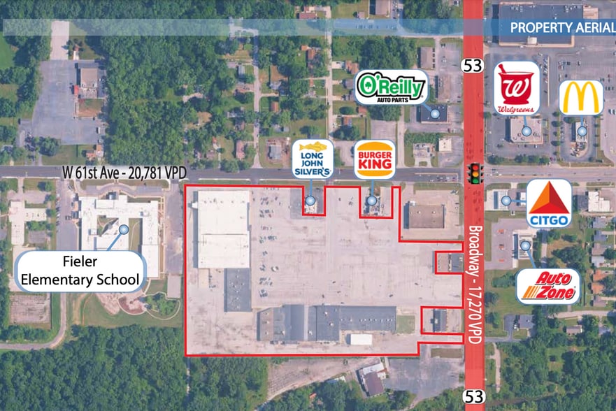 More Photos Of 6100-6136 Broadway, Merrillville Supermarket For Sale