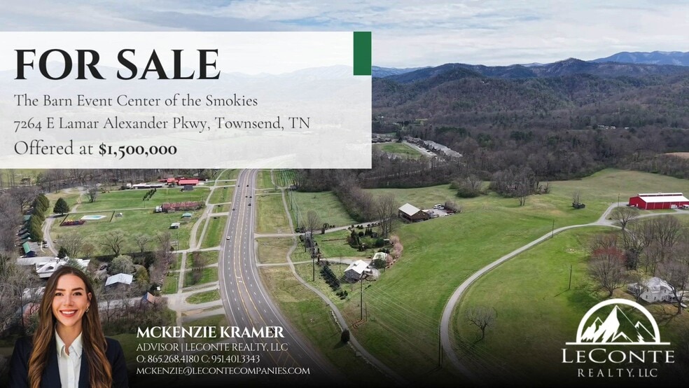 Primary Photo Of 7264 E Lamar Alexander Pky, Townsend Freestanding For Sale