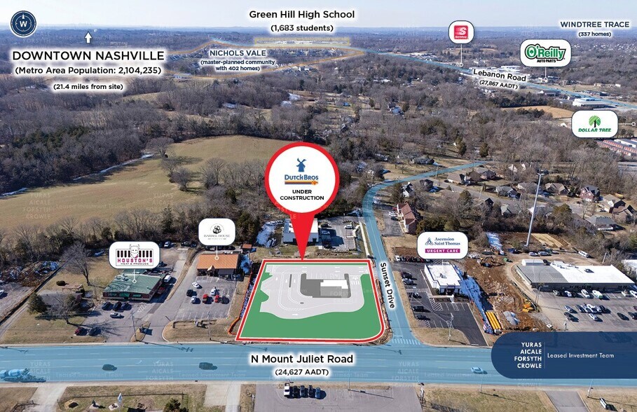 More Photos Of 101 E Sunset Dr, Mt Juliet Fast Food For Sale