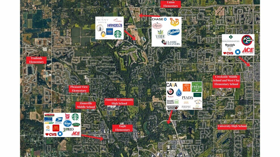 More Photos Of 3635 Marketplace Dr, Zionsville General Retail For Lease