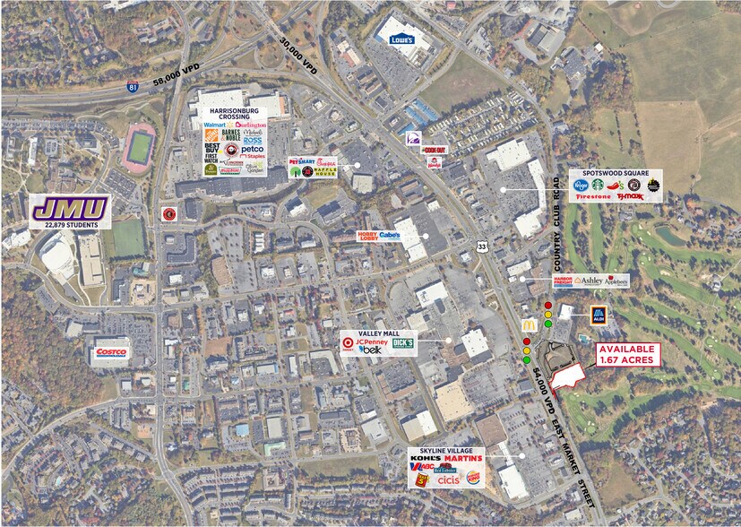 More Photos Of 2130 E Market St, Harrisonburg Land For Lease