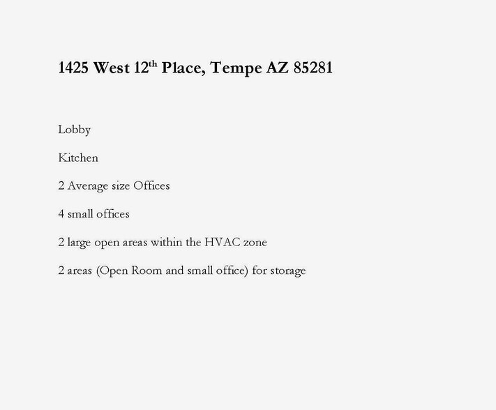 More Photos Of 1425 W 12th Pl, Tempe Warehouse For Sale