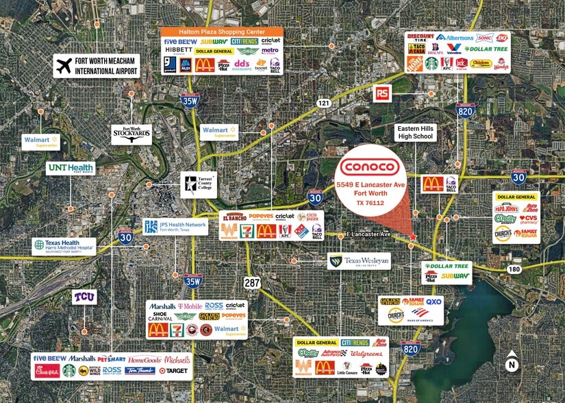 More Photos Of 5549 E Lancaster Ave, Fort Worth Convenience Store For Sale