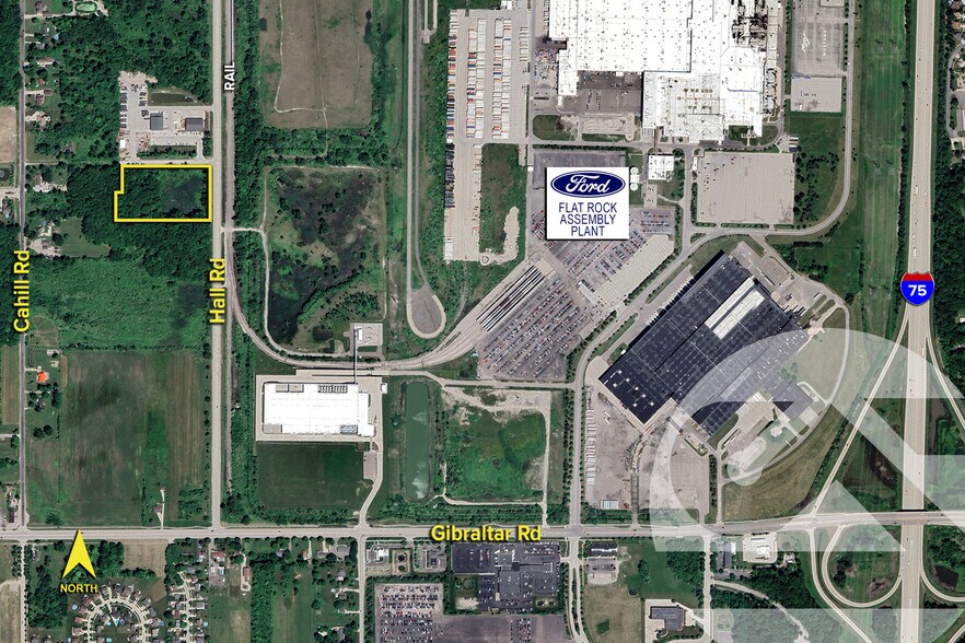 Primary Photo Of Hall Rd, Flat Rock Land For Sale