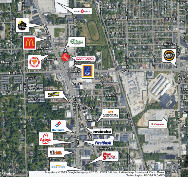 More Photos Of 2935 Madison Ave, Indianapolis Land For Sale
