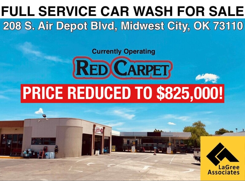 Primary Photo Of 208 S Air Depot Blvd, Oklahoma City Carwash For Sale