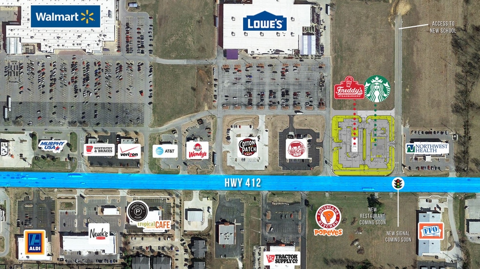 More Photos Of 3555 Highway 412 E, Siloam Springs Storefront For Lease