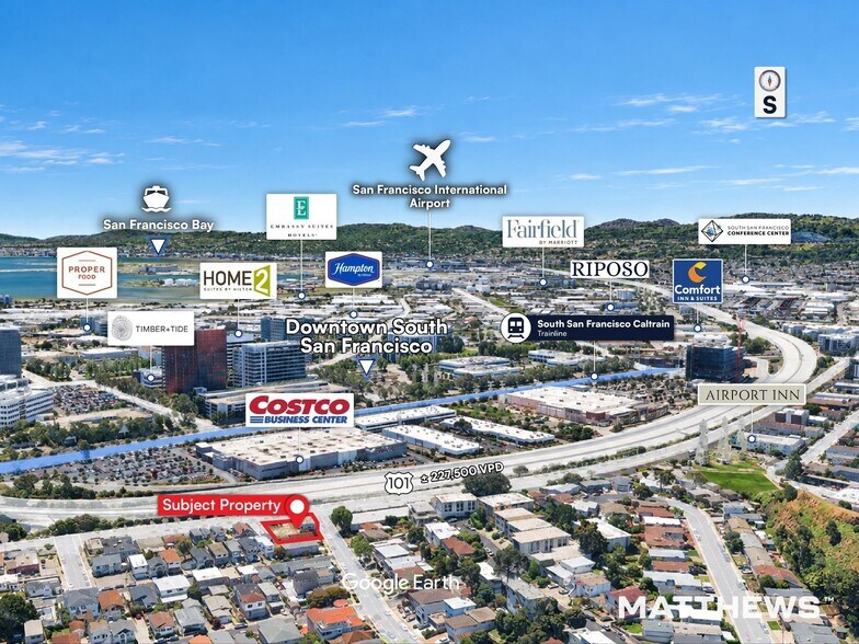 More Photos Of 1001 Airport Blvd, South San Francisco Storefront Retail Residential For Lease