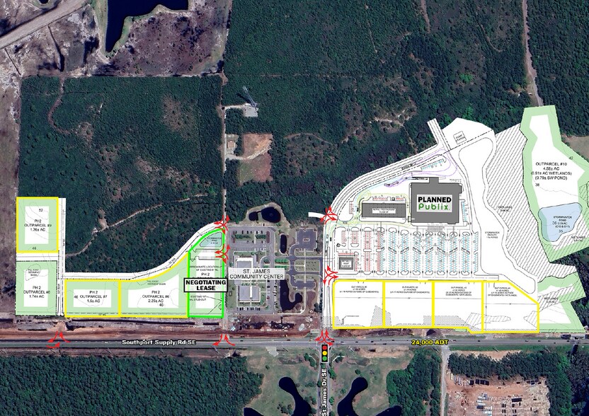More Photos Of 4006 Southport-Supply Road Southeast, Southport Land For Lease