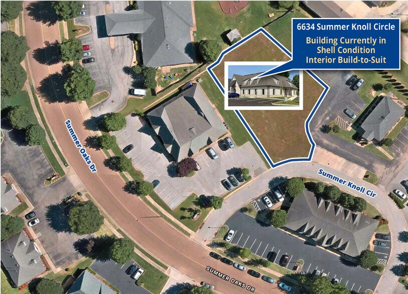 More Photos Of 6634 Summer Knoll Cv, Bartlett Office For Lease