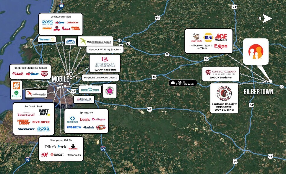 More Photos Of 13516 Choctaw Ave, Gilbertown General Retail For Sale