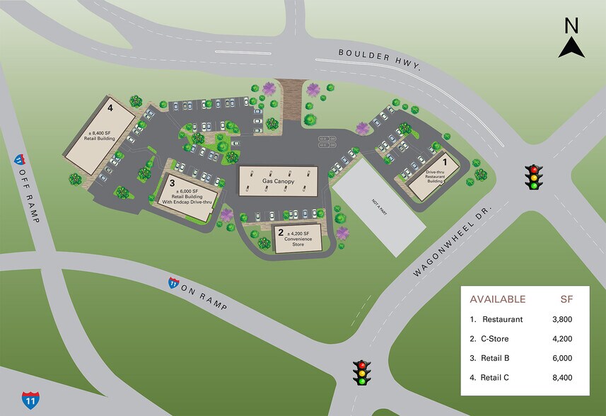 More Photos Of Wagonwheel Dr @ Boulder Highway, Henderson Unknown For Lease