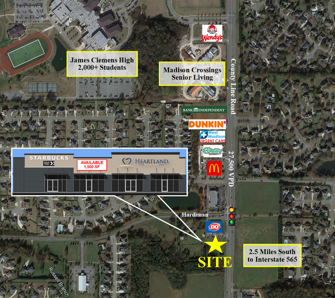 More Photos Of 11104 County Line Rd, Madison General Retail For Lease