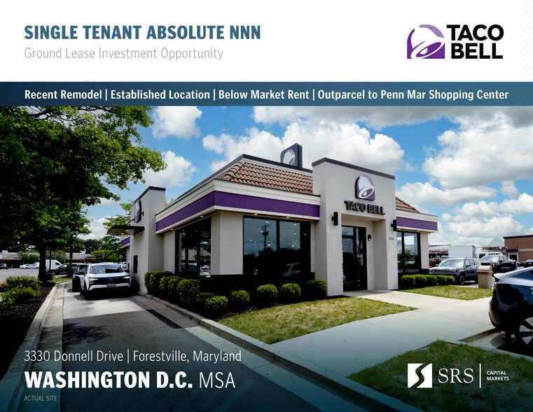 Primary Photo Of 3330 Donnell Dr, Forestville Fast Food For Sale