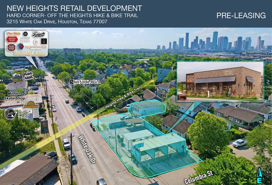 Primary Photo Of 3215 White Oak Dr, Houston General Retail For Lease