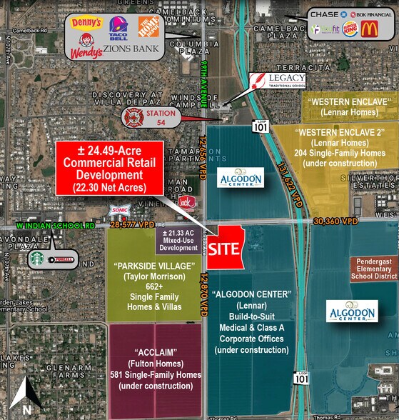 Primary Photo Of SWC Loop 101 & Indian School Road, Phoenix Land For Lease