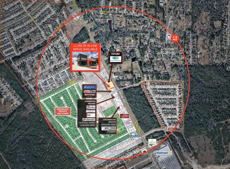 More Photos Of 309 N Lhs Dr, Lumberton Storefront For Lease