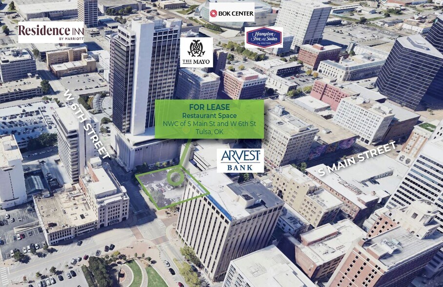 More Photos Of S Main St & W 6th St, Tulsa Restaurant For Lease