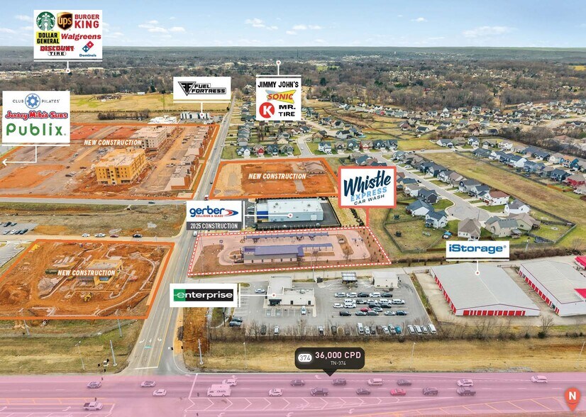 More Photos Of 2530 Pea Ridge Rd, Clarksville Carwash For Sale