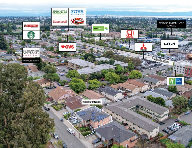 More Photos Of 25583 Spring Dr, Hayward Multifamily For Sale