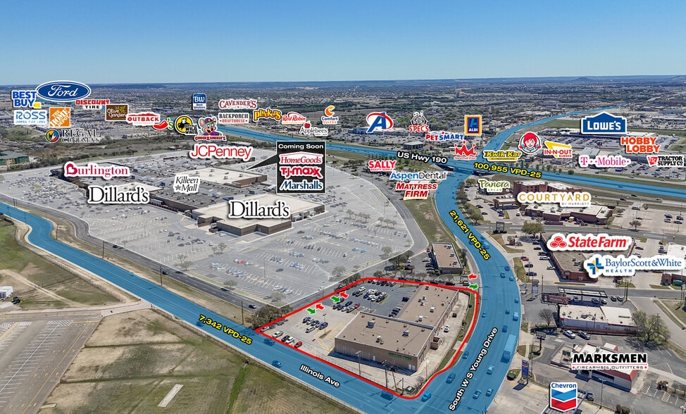 More Photos Of 2102 S W S Young Dr, Killeen Freestanding For Lease