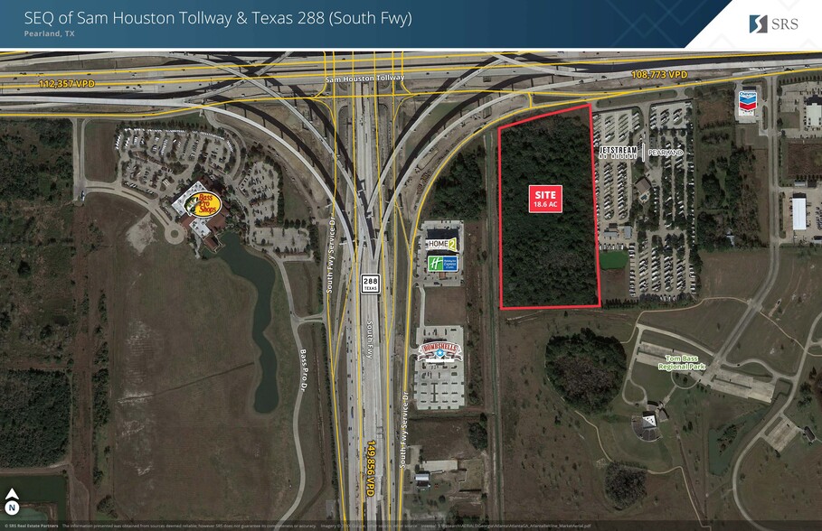 Primary Photo Of Beltway 8 & SH 288, Pearland Land For Sale