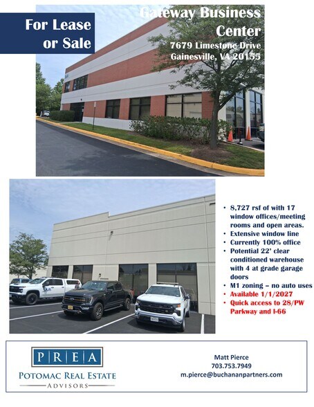 More Photos Of 7679 Limestone Dr, Gainesville Light Manufacturing For Sale