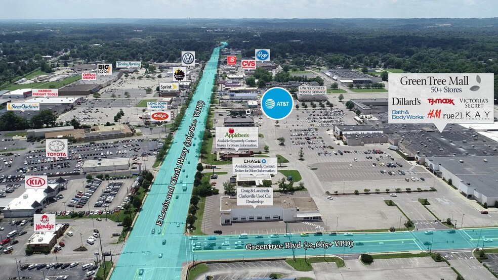 More Photos Of 709 E Lewis And Clark Pky, Clarksville Freestanding For Sale