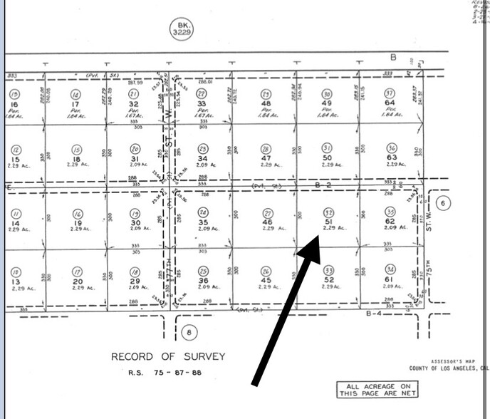 Primary Photo Of 76th Street West and B-2 ave @ 80th Street West, Lancaster Land For Sale