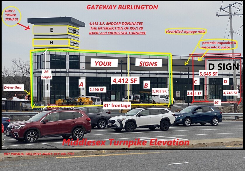 More Photos Of GATEWAY BURLINGTON, Burlington Storefront For Lease