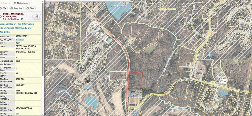 More Photos Of 0 Chapel Hill Rd, Douglasville Land For Sale