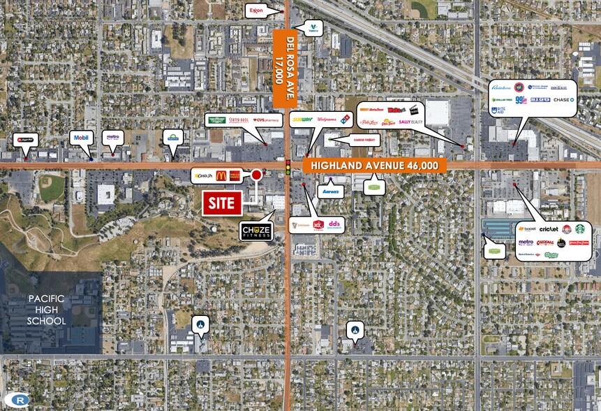 More Photos Of 1555 E Highland Ave, San Bernardino Bank For Lease