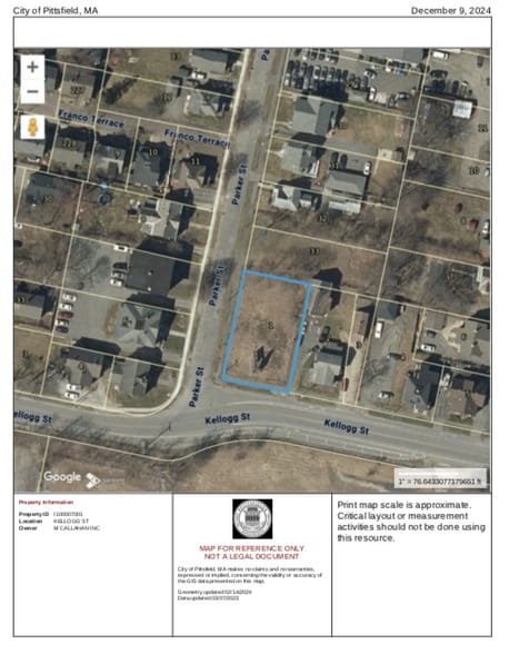 More Photos Of Parker St @ Kellogg St, Pittsfield Land For Sale
