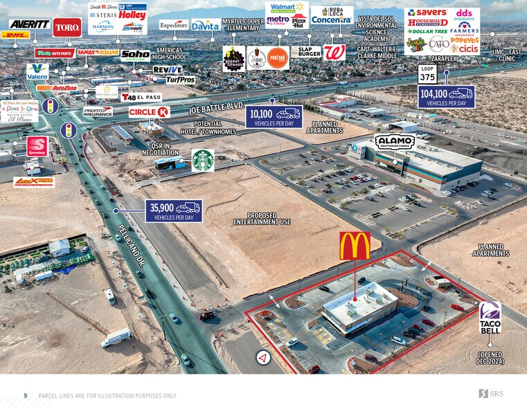 More Photos Of 12363 Pellicano dr, El Paso Freestanding For Sale