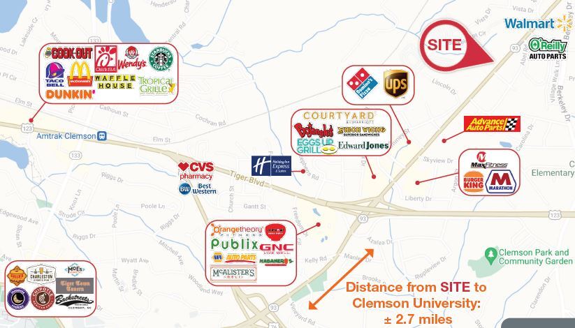 More Photos Of 629 Old Greenville Hwy, Clemson Land For Sale