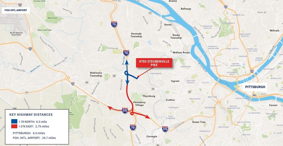 More Photos Of 4750 Steubenville Pike, Pittsburgh Warehouse For Lease