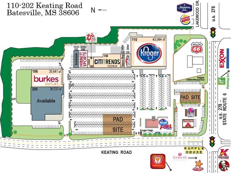 More Photos Of 110-192 Keating Rd, Batesville Unknown For Lease