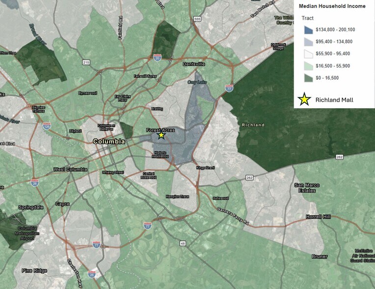 More Photos Of 3400 Forest Dr, Columbia Unknown For Lease