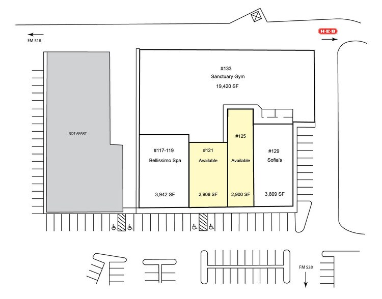 More Photos Of 117-133 W Parkwood Ave, Friendswood Unknown For Lease