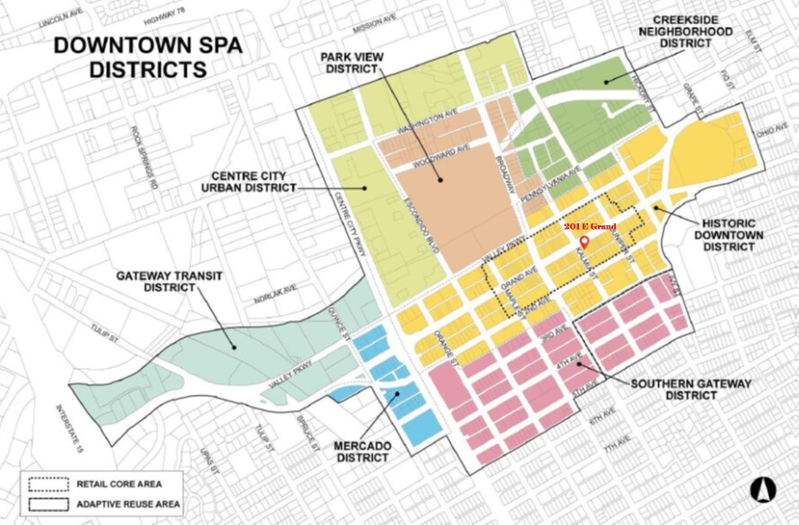 More Photos Of 201 E Grand Ave, Escondido Storefront Retail Office For Sale