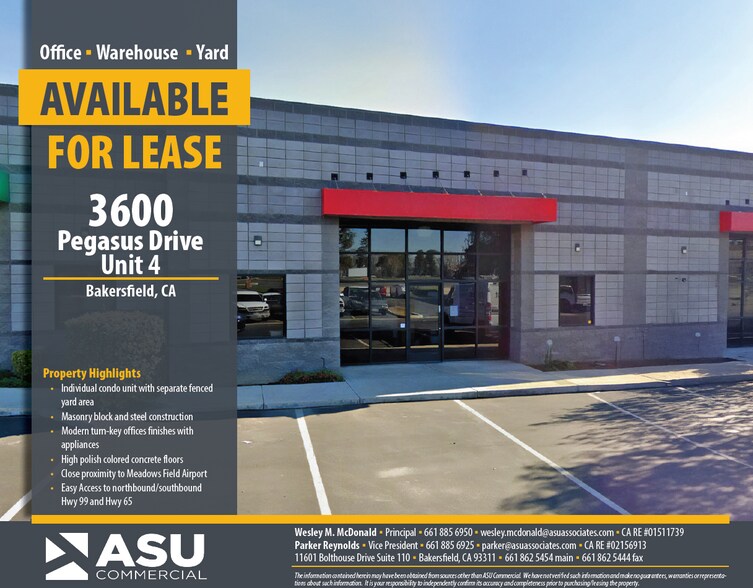 Primary Photo Of 3600 Pegasus Dr, Bakersfield Service For Lease
