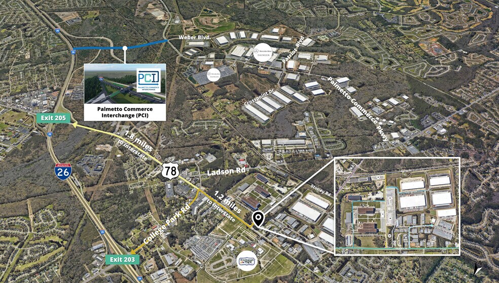 More Photos Of 8016 Commerce Center Rd, Ladson Land For Lease