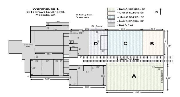 More Photos Of 2612 Crows Landing Rd, Modesto Distribution For Lease