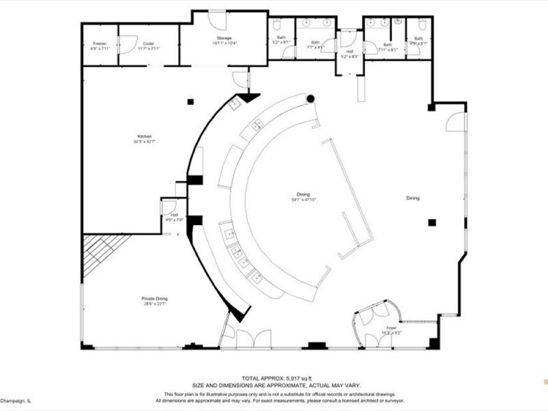 More Photos Of 1 E Main St, Champaign Office Residential For Lease