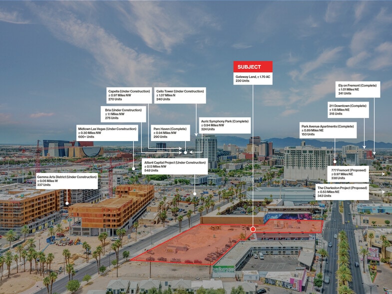 More Photos Of 1200 S Las Vegas Blvd, Las Vegas Land For Sale