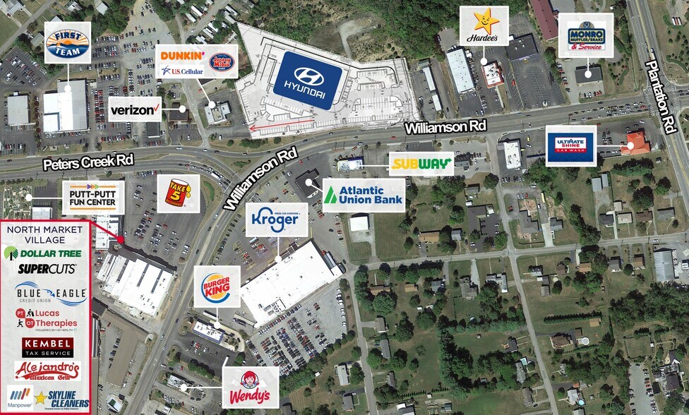 More Photos Of 7216 Williamson Rd, Hollins Unknown For Lease