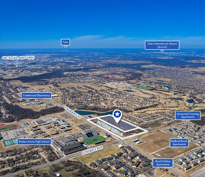 More Photos Of NWC S 193rd & E Albany St, Broken Arrow Land For Sale