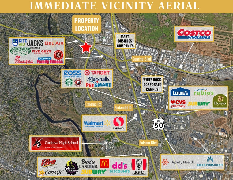 More Photos Of 2246-2286 Sunrise Blvd, Gold River Unknown For Lease