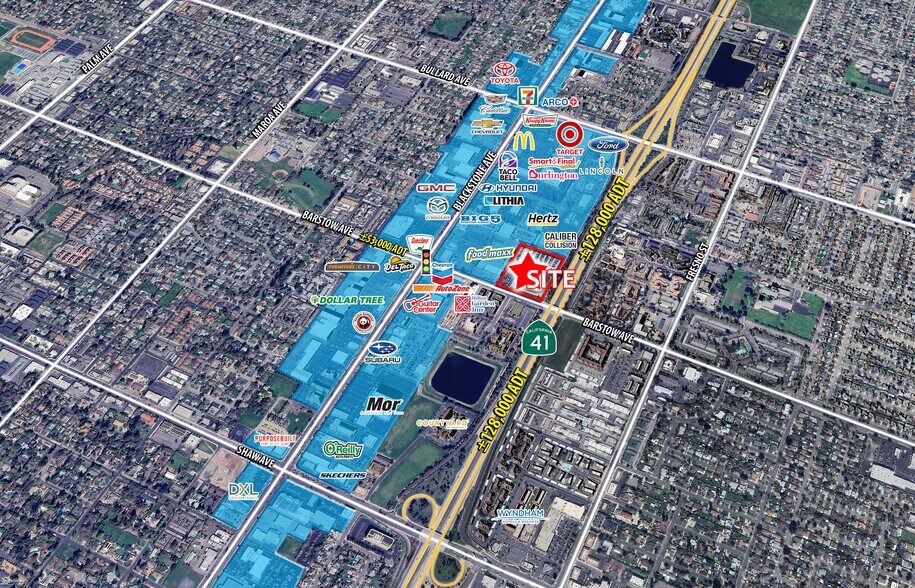 More Photos Of NEQ Blackstone and Barstow Avenues at Highway 41, Fresno Land For Sale